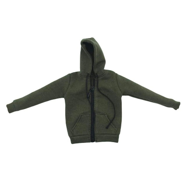 1/6 Ropa de Muñeca para Mujer, con Capucha Y Cremallera para Muñecas de Acción, Juguete para Regalo, , Niña verde Baoblaze Figura de acción ropa