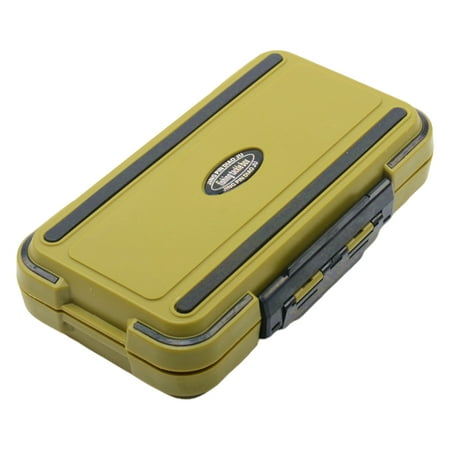 Aqyh Fishing Tackle Box - Waterproof Double-Sided with Adjustable Dividers Organizer Storage