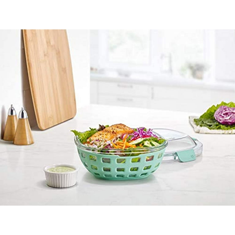 Ello Stainless Steel 5 Cup Lunch Bowl Food Storage Container, Peach