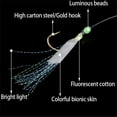 thumbnail image 2 of 10 Pack Sabiki Bait Rigs Saltwater Freshwater Fishing Lure Real Fish Skin Beads, 2 of 10