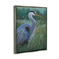 thumbnail image 4 of Stupell Industries Heron Landscape Painting Animals & Insects Painting Gray Floater Framed Canvas Art Print Wall Art, 17 x 21, 4 of 10