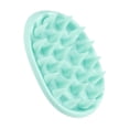 thumbnail image 1 of Masajeador de cuero cabelludo de silicona Unique Bargains, cepillo de cuero cabelludo para mujeres, masajeador de cabello en la ducha para una limpieza profunda, verde, 1 of 7
