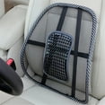 thumbnail image 4 of Soporte de espalda de malla Descansa con clavijas de masaje Soporte lumbar para la parte inferior de la espalda para el hogar del automóvil y la silla de oficina Kole OL930, 4 of 5
