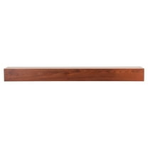Modern Ember Walnut Creek 60 inch Fireplace Mantel Shelf - Burnt Sienna