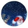 thumbnail image 1 of Mantel Navideño de Microfibra Resistente y a Prueba de Derrames Cubierta de mesa elástica redonda Macarena, 1 of 8