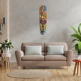 thumbnail image 1 of Máscara africana de pared perfecl Madera maciza 12x50cm Colorida, 1 of 8