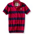 thumbnail image 1 of Aeropostale - Polo de rugby para hombre, diseño de rayas A87, color morado, grande, 1 of 1