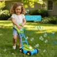 thumbnail image 4 of Bubble Lawn Mower,Kids Push Bubble Machine,Summer Outdoor Push Toy Gifts for Preschool Toddlers 1-3,Blue, 4 of 7