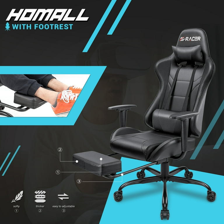 Homall gaming chair 2025 walmart