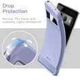 thumbnail image 6 of JETech Slim Fit Case for Google Pixel 7 Pro, Thin Phone Cover Matte Finish with Shock-Absorption and Carbon Fiber Design (Purple), 6 of 7