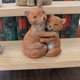thumbnail image 4 of Simulación Conejo Pareja Escultura Joyería Jardín Decoración Adornos Artesanía Regalos Wmkox8yii gf7701, 4 of 4