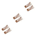 thumbnail image 2 of fastboy Hair Ornaments Sturdy Simple Styling Tools Side Clip Snap Fastener Clip Coffee 3Set, 2 of 6