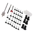 thumbnail image 1 of Cable Routing Kit, Multifunction Cable Management System Wall Grommets Accessories for Cables Pass Through Mounting Kit High Sealing Cable Clips for Home Wiring Industrial Use, 1 of 7