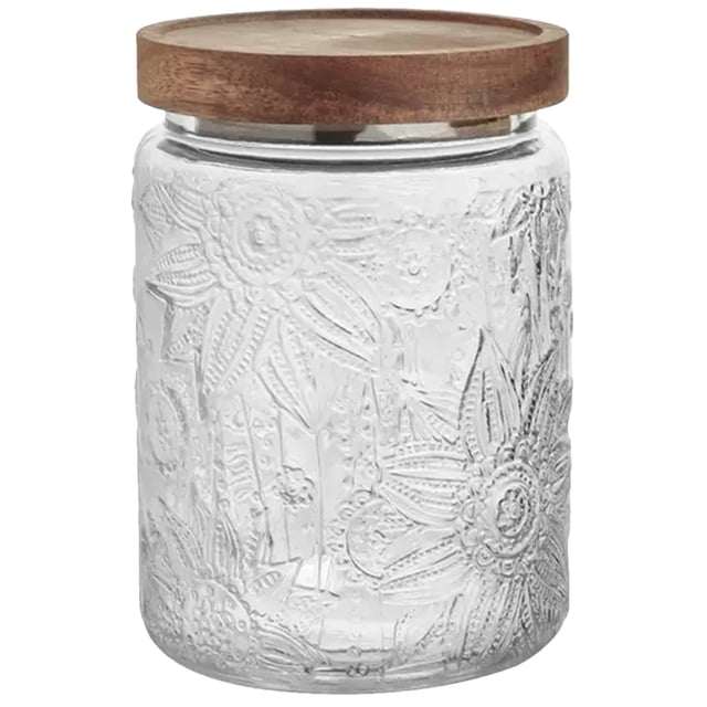 Glass Jar with Lid Food Container Tea Storage Jar Coffee Beans Glass Jar Glass Canister