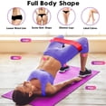 thumbnail image 3 of 4pcs squat resistance band buttock abuse ring buttock ring squat buttock training ring elastic belt tension belt indoor training, 3 of 5