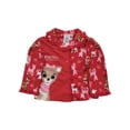 thumbnail image 3 of Infant & Toddler Girls Rudolph Red Nosed Reindeer Fleece Christmas Pajamas 3T, 3 of 3
