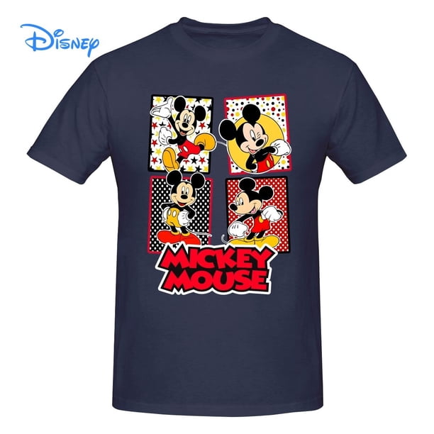 Disney Mickey Mouse T shirt Harajuku Short Sleeve T-shirt 100% Cotton Graphics Tshirt Brands Tee TopL Gao Jinjia LED