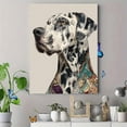 thumbnail image 4 of Great Dane Mandala Tattoo Canvas Wall Art Print, Living Room Bedroom Cafe Hallway Decor, 4 of 8
