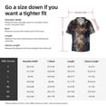 thumbnail image 7 of Sigee Watercolor Snake Skin Print Men's Shirts Casual Button Down Short Sleeve Summer Beach Shirt Hawaiian Vacation Shirts Tee Shirt-Small, 7 of 7