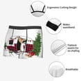 thumbnail image 6 of Naloa Vintage Buffalo Plaid Christmas Camper Print Mens Underwear - Boxers for Men, Classic Briefs for Men, 6 of 9