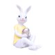thumbnail image 4 of Estatua de conejo de Pascua, decoración de Pascua, decoración de mesa, figura creativa de conejo Amarillo, 4 of 8