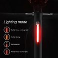 thumbnail image 3 of USB Rechargeable Bike Tail Light 4 Modes Waterproof LED Cycling Light for Mountain Road Bikes, 3 of 5