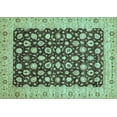 thumbnail image 1 of Ahgly Company Indoor Rectangle Oriental Light Blue Traditional Area Rugs, 4' x 6', 1 of 4