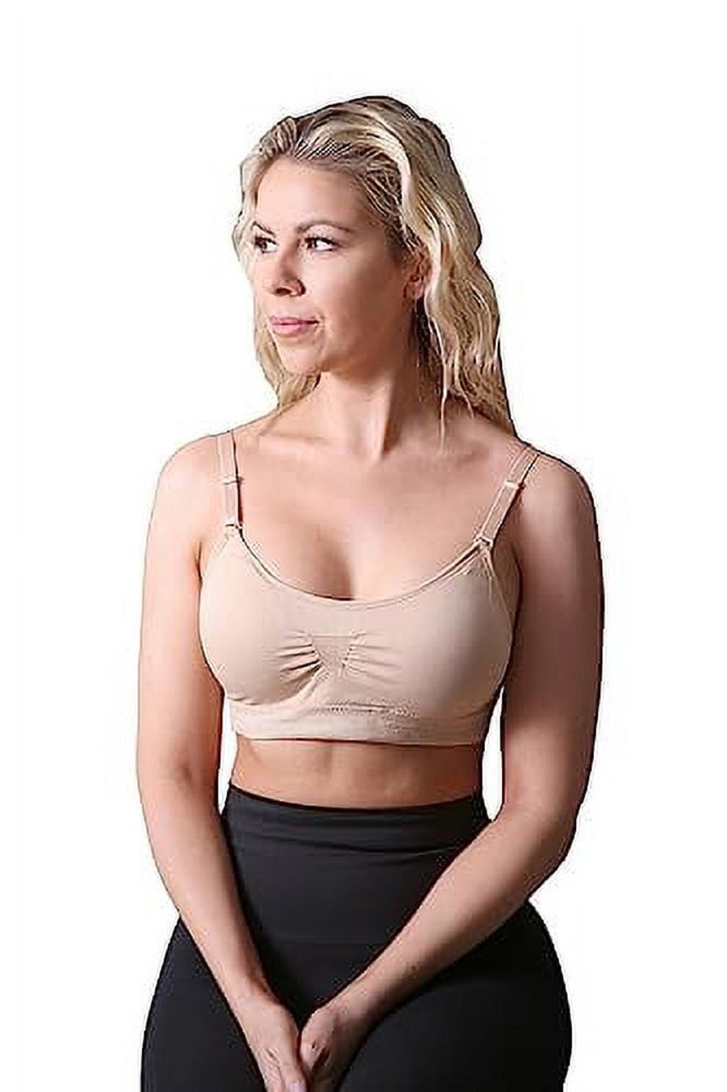 JOY BRA LACE Scoopneck Wireless Full Coverage Bra for Women 28A to 36DD Wear Everday Bra (Nude)