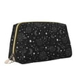 thumbnail image 2 of Picia Space Galaxy Print Leather Makeup Bag Make Up Bag Travel Toiletry Bag for Her Girlfriend Teacher Teen Girl Gifts, 2 of 8