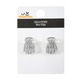 thumbnail image 2 of Way to Celebrate Halloween Skeleton Hands Mini Claw Clips, 2 Piece Hair Clips, 2 of 4