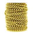 thumbnail image 1 of Rollo Garland Mandala Crafts de perlas doradas metálicas falsas de 6 mm, 25 m, 1 of 7