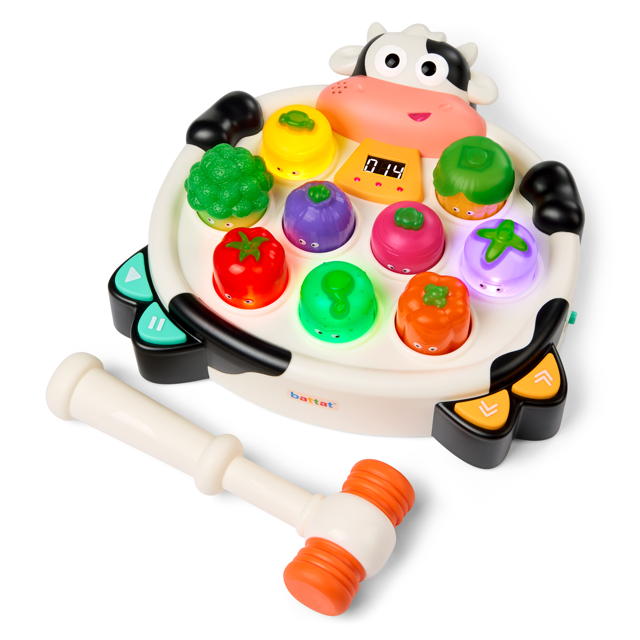 Battat Whacky Mooves Light up Whack Game with Music & Silly Sounds Arcade Toy for Toddlers 2 Years +