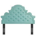 thumbnail image 5 of Modway Diana Tufted Performance Velvet King/California King Headboard in Mint, 5 of 10
