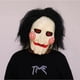 thumbnail image 3 of Máscara de látex de cabeza completa li wang Halloween Jigsaw Puppet, 3 of 5