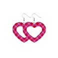 thumbnail image 1 of Sonducket Pendientes de cuero en forma de corazón, colgante de oreja, aro exagerado, pendiente colgante hueco, regalo del Día de San Valentín, favores Ropa, zapatos y accesorios Miscelánea Tipo 10 Sonducket AP010114-10, 1 of 6