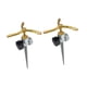 thumbnail image 5 of 2 aspersores metálicos de 3 brazos con rotación de 360 ​​grados, aspersor automático para césped, ideal para jardinería en áreas extensas., 5 of 8