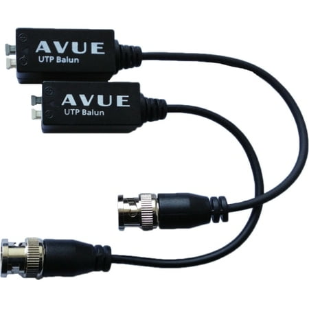 VIDEO BALUN WITH 8IN PIGTAIL BNC 2PCS PK PUSH PIN TERMINAL TYPE