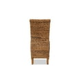 thumbnail image 5 of Baxton Studio Trianna Rustic Transitional Natural Abaca and Brown Finished Wood Dining Chair, 5 of 7