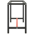 thumbnail image 3 of vidaXL Work Bench Frame Matte Black and Matte Red 110x50x79 cm Metal, 3 of 5