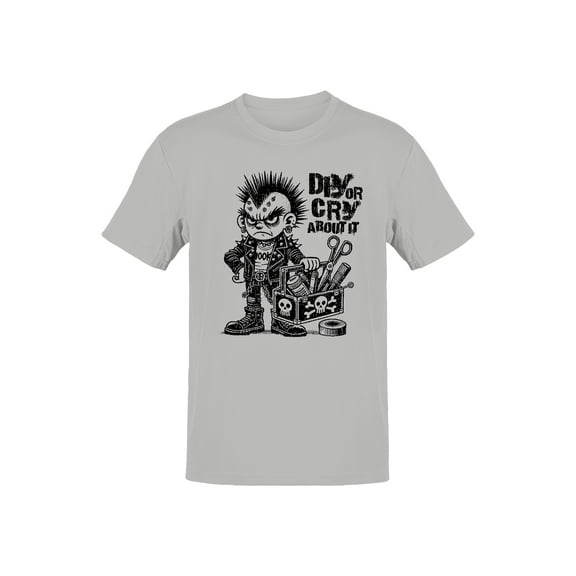 Punk Rock DIY Cartoon Character Women's T-shirt