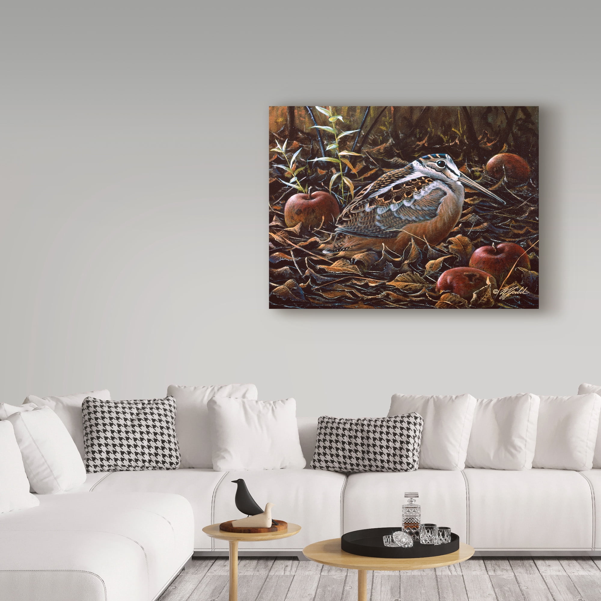 Trademark Fine Art 'Orchard Woodcock' Canvas Art by Wilhelm Goebel