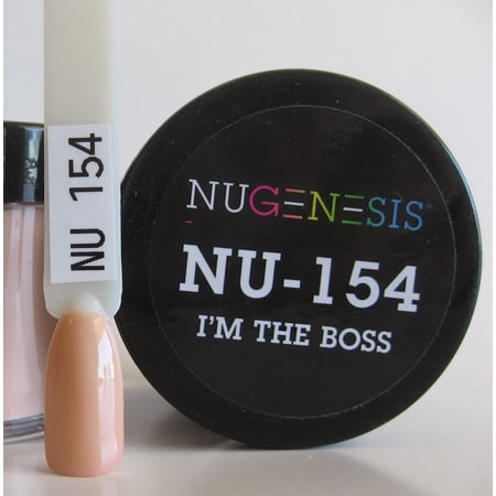 NUGENESIS Nail Color Dip Dipping Powder 1oz/jar - NU154 I m the boss