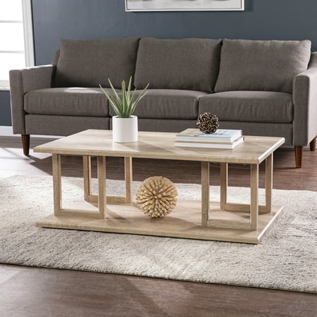 SEI Furniture Markworth Geometric Coffee Table