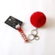 thumbnail image 4 of Minnieouse Llavero anillo bola de peluche hebilla colgante llavero portátil soporte cartera bolso decoración llavero colgante para niñas Ropa, zapatos y accesorios Miscelánea Rojo Minnieouse AP014384-06, 4 of 6