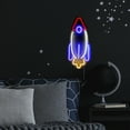 thumbnail image 3 of 16.25" LED Neon Style Rocketship Wall Sign, 3 of 3