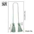 thumbnail image 2 of 2 Pairs Curtain Handmade Tiebacks Decorative Curtain Tiebacks Ropes Tie-Backs Curtain Holdbacks with Tassel for Home and office Window Drapery, 2 of 5