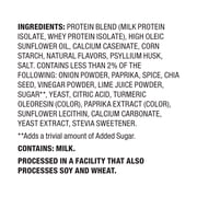 Quest Tortilla Style Protein Chips with 20g of Protein, Chili Lime Flavor, 1.1 Oz, Single