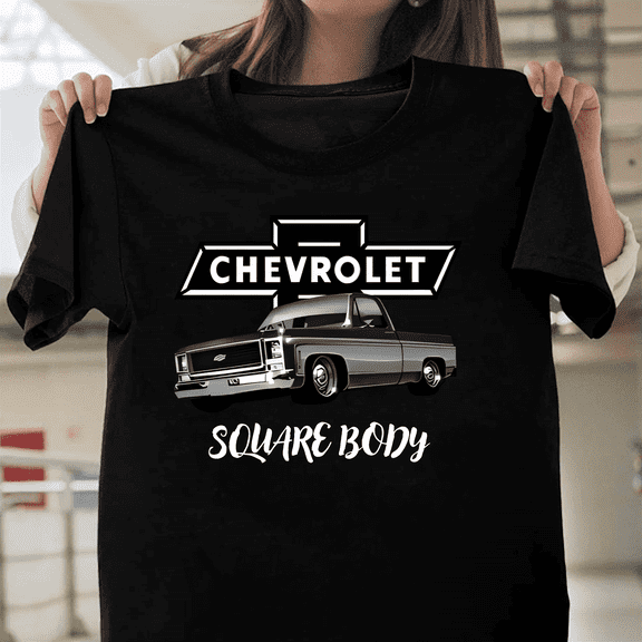 Chevrolet C10 Pickup Square Body Truck Edition Classic Chevy Fan Art Tee V51226 Unisex Tee, Size Up to 4XL