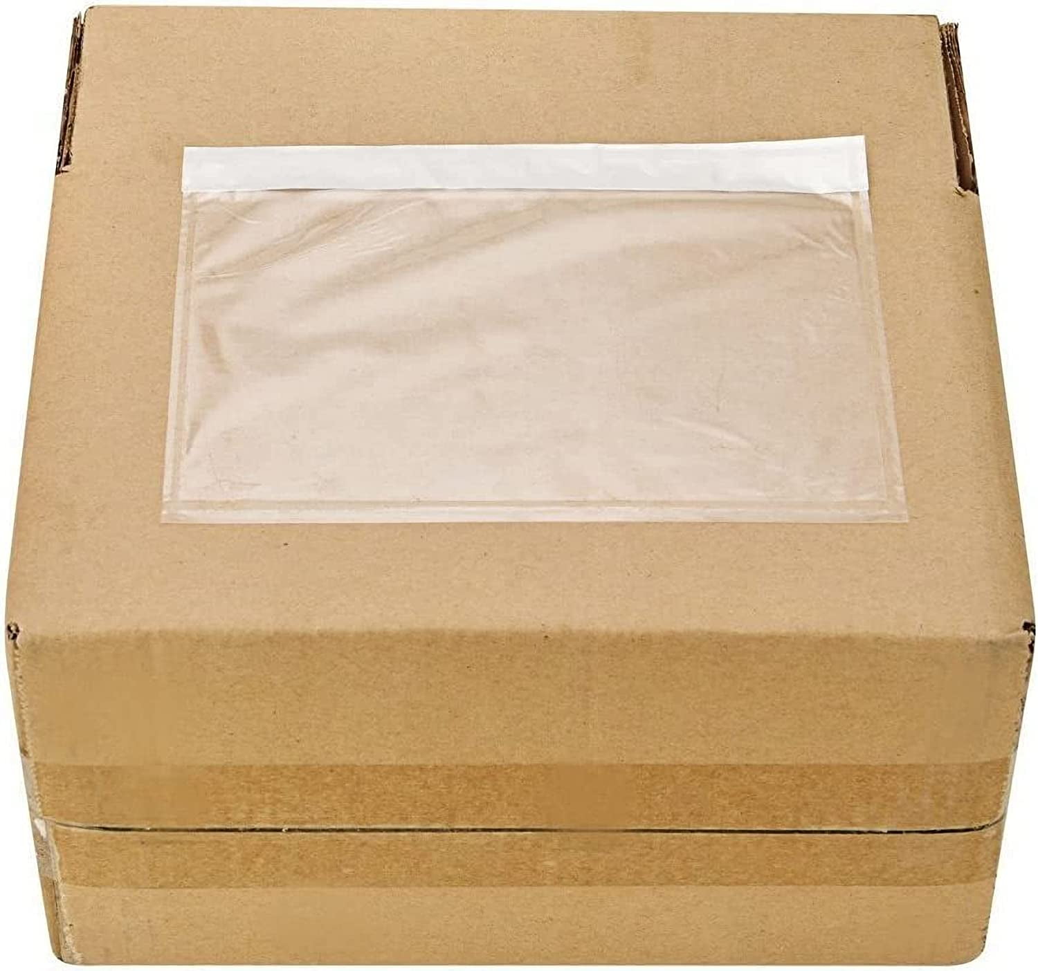 NefLaca Clear Self-Adhesive Packing List Envelopes/Shipping Label Pouches, 7.5" x 5.5", 500 Pack