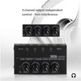 thumbnail image 5 of HA400 Mini Amplifier Headphone Amplifier 4 Channels Ultra-Compact Stereo Audio Amplifier Earphone Amplifier EU Plug, 5 of 5